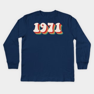 1971 Kids Long Sleeve T-Shirt